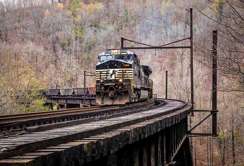 Iconic Virginian Route Briefly Reactivated to Store Cars