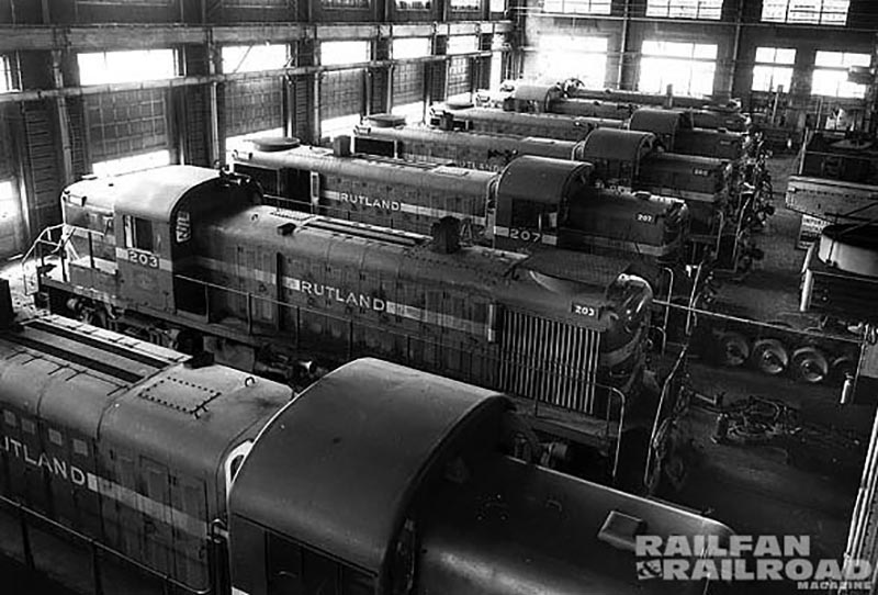 Rutland Railroad Engines 27 & 21 near Petersburg NY in 1939-8x10 Photo 