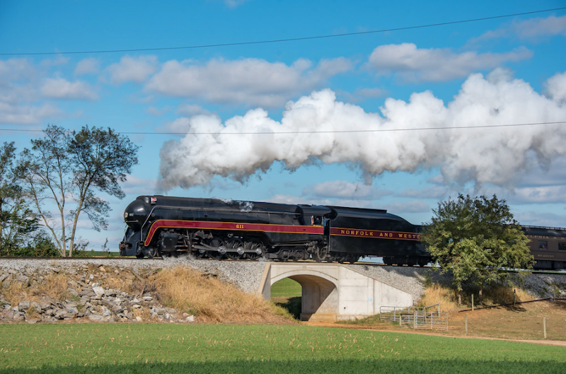 N&W 611 Back Under Steam After Mechanical Issues