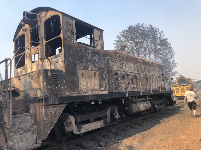 Wildfires Impact Railroads in Washington, Oregon