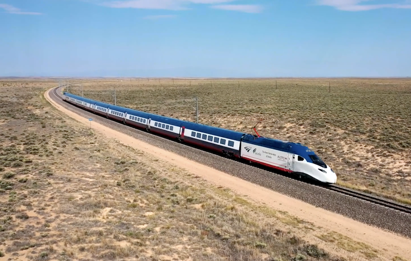 Video: Amtrak’s New Acela Hits 166.8 MPH