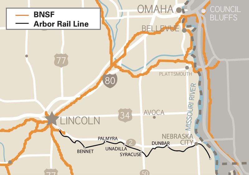 BNSF Reopens Nebraska Branch to Serve Power Plant