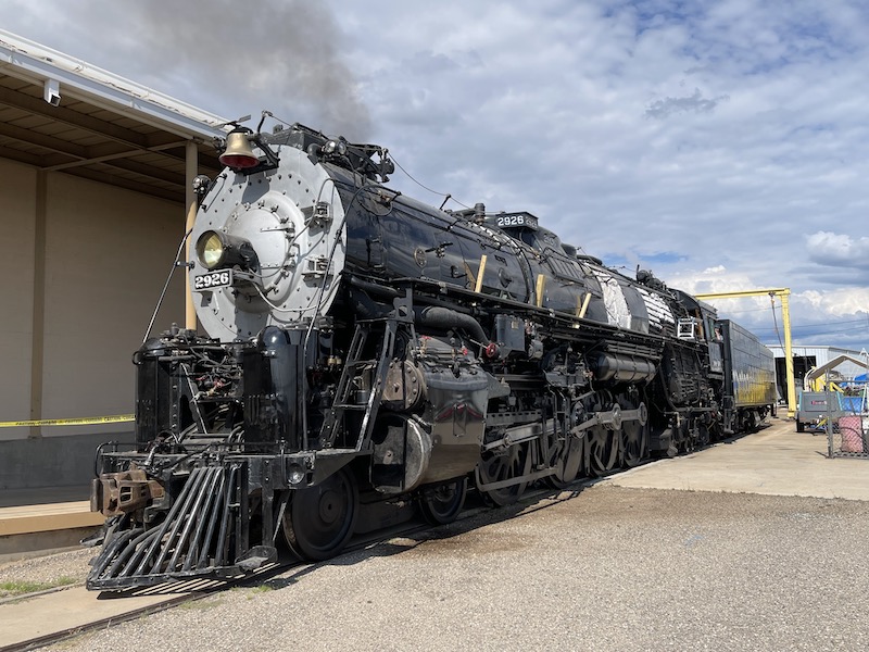 Santa Fe 2926 Moves Under Steam For First Time in 68 Years