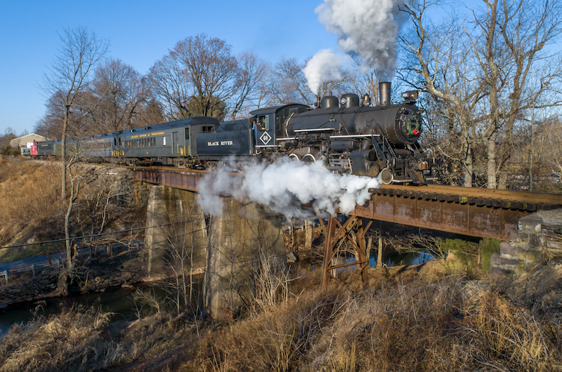 Steam Returns to the Black River & Western