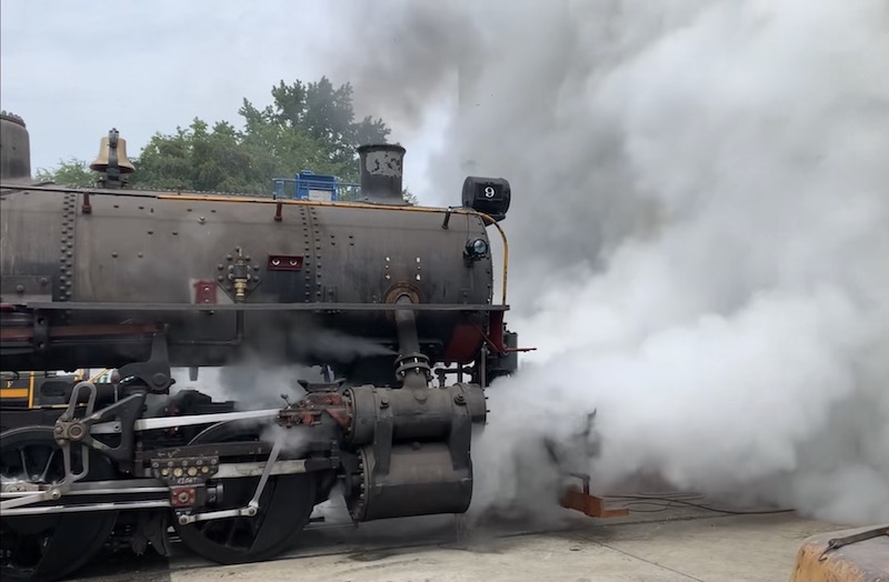 SMS Rail Steam Locomotive Test Fired