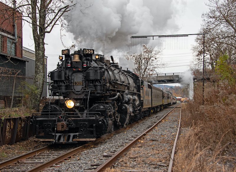 Main Line Steam Locomotives Fired Up For The Holidays