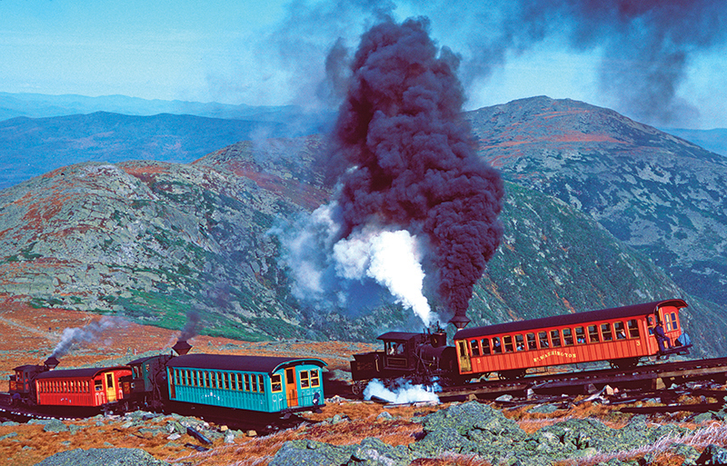 Photo Line: Steam on the Mount Washington Cog