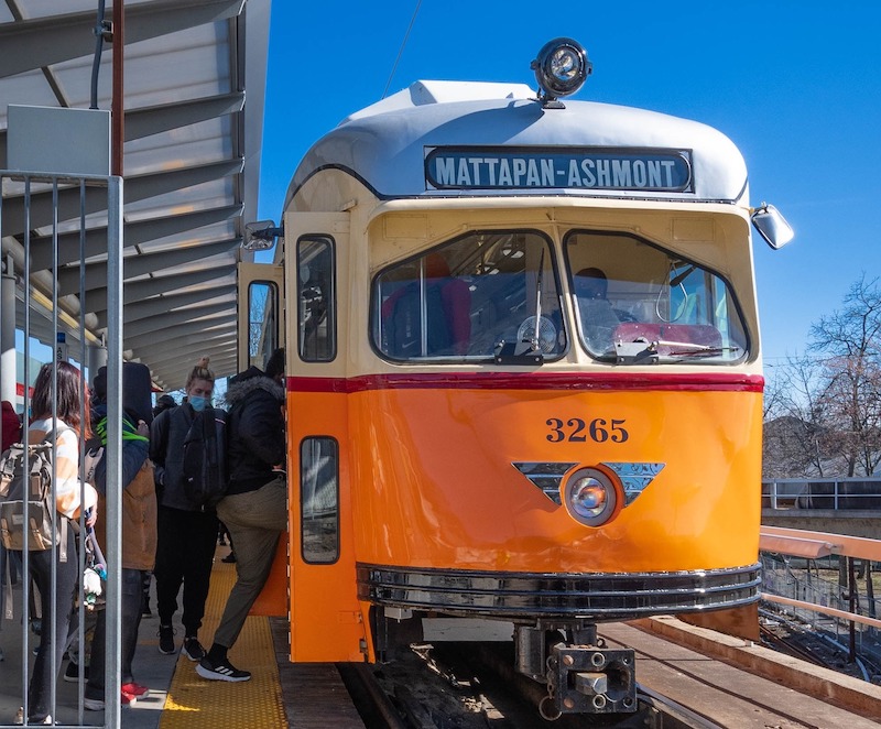 First Rebuilt PCC Enters Service on Boston’s Mattapan Line