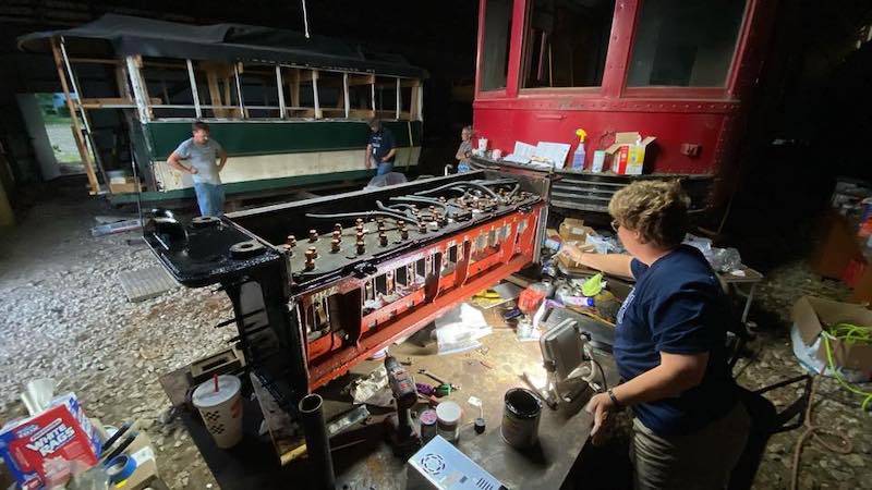 Grant Aids Indiana Trolley Restoration Project