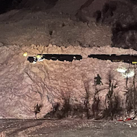 Crew Unhurt After Avalanche Derails Alaska Railroad Train