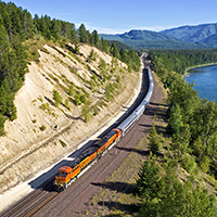 Photo Line: BNSF’s Business Train in Montana