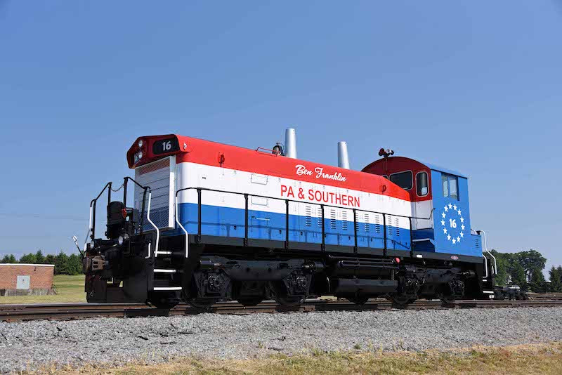 Pennsylvania Short Line Paints SW1200RS for America’s 250th