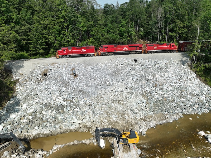 Vermont’s Green Mountain Railroad Reopens After Flooding