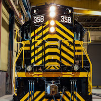 Progress Rail Aids Fort Wayne Group Restoring NKP SD9