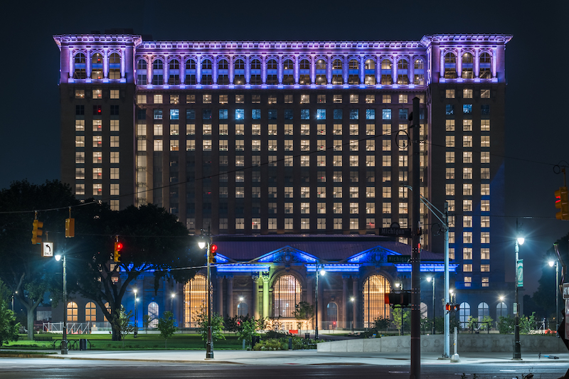 Iconic Michigan Central Station Reopens