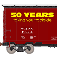 Limited-Edition Railfan & Railroad 50th Anniversary Boxcar Kit