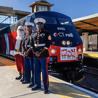 CTrail Runs First-Ever Hartford Line Toys For Tots Train