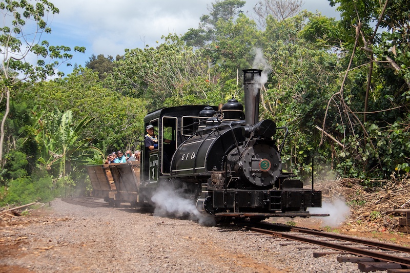 Saddle Tank Locomotive Restored in Hawaii
