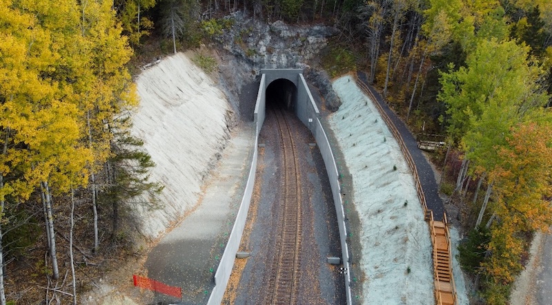 Work Continues on Gaspé Line Rehab