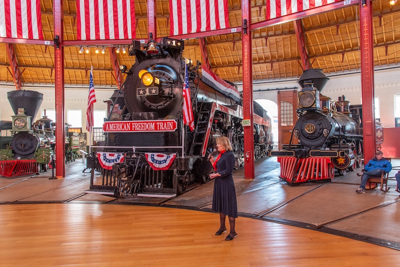 Restored American Freedom Train 4-8-4 Makes Debut at B&O Museum