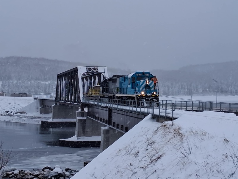 Gaspé Line Reopens to Port Daniel