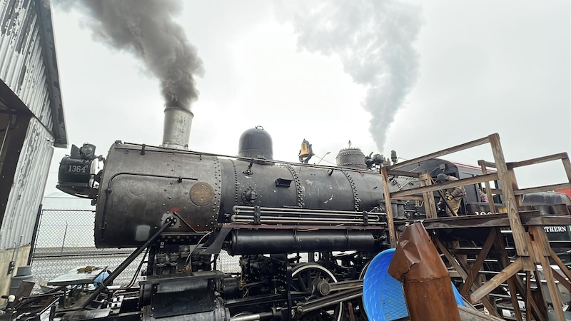 Northern Pacific 4-6-0 Fired up in Washington