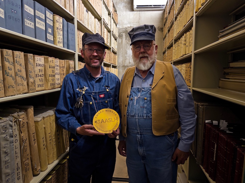 Nevada Northern Wins Award for Corporate Record Restoration Project