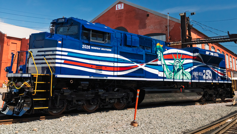 Semiquincentennial Locomotives to Gather in Spencer, N.C. in August