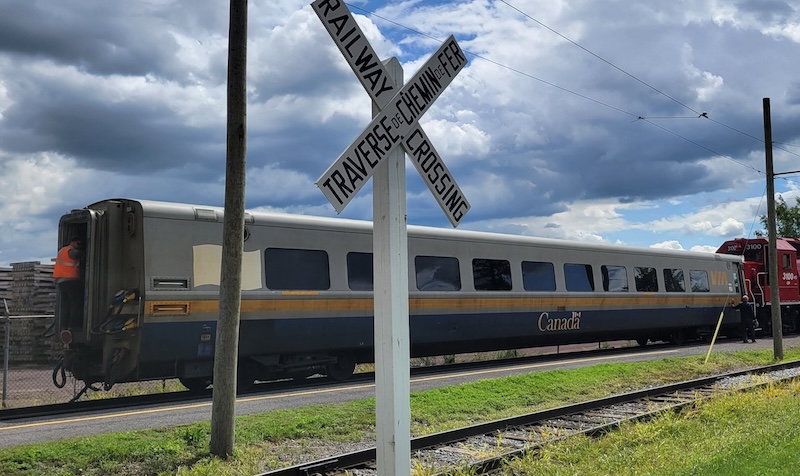 VIA Rail Donates LRC Coach to Exporail