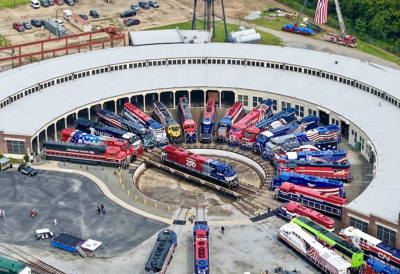 Semiquincentennial Locomotive Event Kicks Off in Spencer