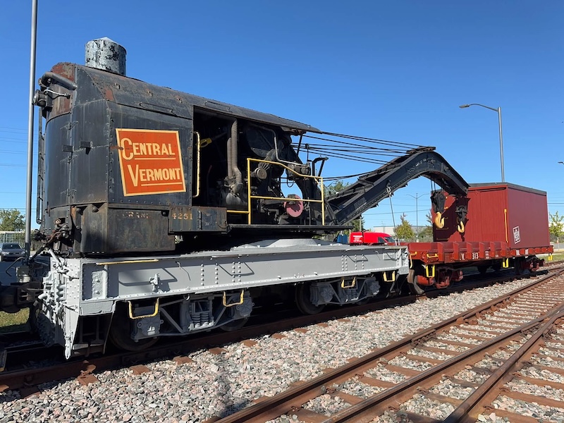 Restoration Begins on Central Vermont Steam Crane