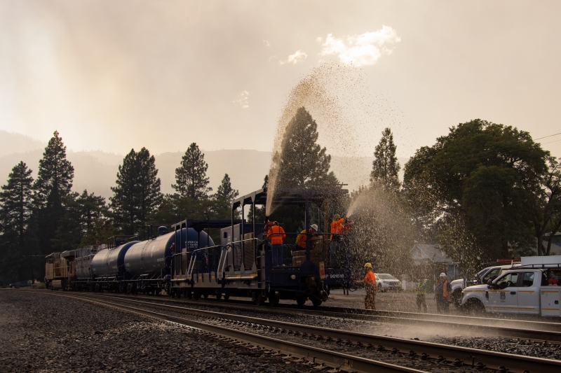 UP Sends Fire Train To Douse Flames On Donner