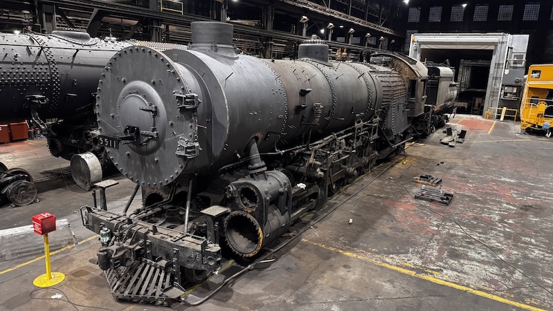 Union Pacific 2-10-2 5511 Completes Hydrostatic Test