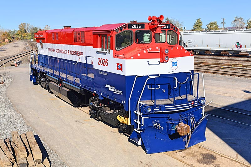 Mohawk, Adirondack & Northern debuts America 250 unit