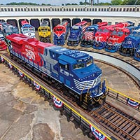 America 250 Locomotive Celebration at Spencer